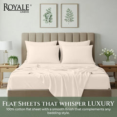 144TC cotton flat sheet Sand