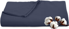 Royale Linens 300 Thread Count 100% Long Staple Combed Cotton Flat Sheet - Super Soft - Top Sheet - Breathable, Cool & Crisp Percale Flat Sheet Only