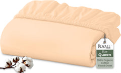 organic cotton fitted sheet 200 thread count percale weave