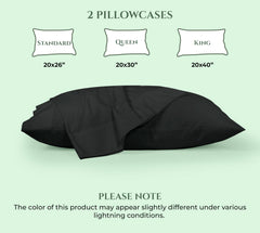 144TC cotton pillowcases Black
