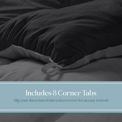 Royale comforter Black & Charcoal