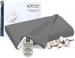 400TC cotton flat SILVER
