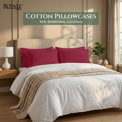 144TC cotton pillowcases Red