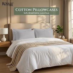 144TC cotton pillowcases Silver