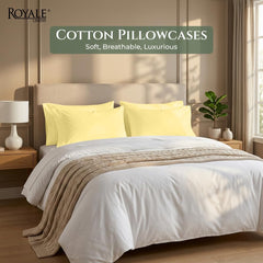 144TC cotton pillowcases Yellow