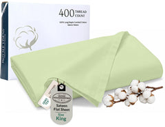 400TC cotton flat Florentine Sage