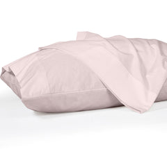 ROYALE LINENS 200 Thread Count 100% Long Staple Combed Cotton Pillowcases Set Of 2 - Ultra Soft - Queen Bed Pillow Cover - 20"x30" - Breathable, Cool & Crisp Percale White Pillow Cases ( Lavendar)