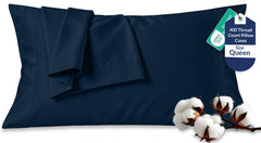 400TC cotton pillow Navy