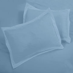 ROYALE LINENS White Duvet Cover - Duvet Cover Set - 3 Piece Double Brushed Duvet Covers with Zipper Closure, 1 Duvet Cover and 2 Pillow Shams