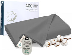 400TC cotton flat SILVER