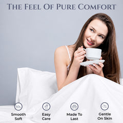 Royale Linens 300 Thread Count 100% Cotton Sheet Set - White