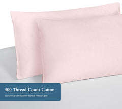 400TC cotton pillow Kyoto Blush