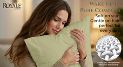 144TC cotton pillowcases Sage Green