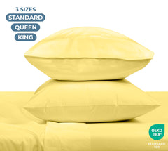 200TC cotton pillowcase Yellow - image 20