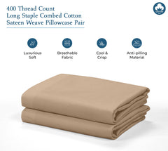 400TC cotton pillow Sand