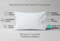 144TC cotton pillowcases White
