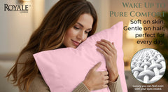 144TC cotton pillowcases Pink