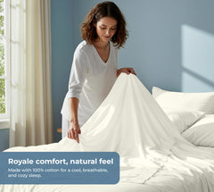 Royale Linens 200 thread count cotton sheet set