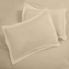 ROYALE LINENS White Duvet Cover - Duvet Cover Set - 3 Piece Double Brushed Duvet Covers with Zipper Closure, 1 Duvet Cover and 2 Pillow Shams