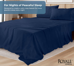 Royale Linens 200 thread count cotton sheet set