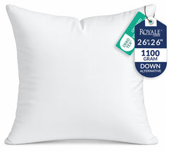 Royale Linens white throw pillow insert