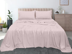 Royale Linens 300 Thread Count 100% Long Staple Combed Cotton Flat Sheet - Super Soft - Top Sheet - Breathable, Cool & Crisp Percale Flat Sheet Only