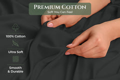 144TC cotton pillowcases Black