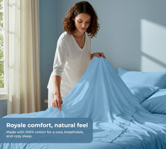 Royale Linens 200 thread count cotton sheet set