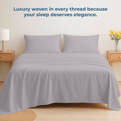 200TC cotton flat sheet Silver - image 6