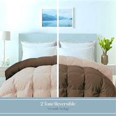Royale comforter Chocolate & Sand