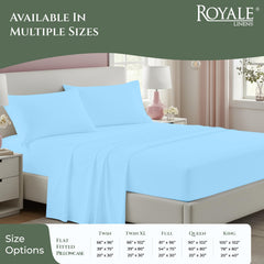 Royale Linens 144 thread Count 100% Cotton Sheet Set