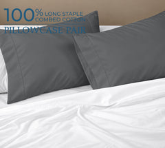 400TC cotton pillow Spanish Slate