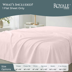 400TC cotton flat Kyoto Blush