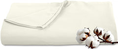 Royale Linens 300 Thread Count 100% Long Staple Combed Cotton Flat Sheet - Super Soft - Top Sheet - Breathable, Cool & Crisp Percale Flat Sheet Only
