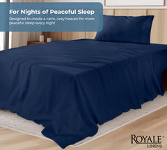 Royale Linens 200 thread count cotton sheet set