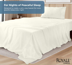 Royale Linens 200 thread count cotton sheet set