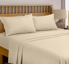 Royale Linens 300 Thread Count 100% Long Staple Combed Cotton Flat Sheet - Super Soft - Top Sheet - Breathable, Cool & Crisp Percale Flat Sheet Only