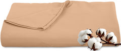 Royale Linens 300 Thread Count 100% Long Staple Combed Cotton Flat Sheet - Super Soft - Top Sheet - Breathable, Cool & Crisp Percale Flat Sheet Only