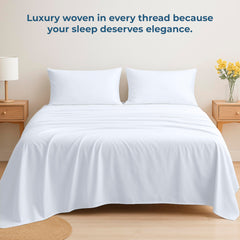 200TC cotton flat sheet White - image 6