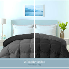 Royale comforter Black & Charcoal