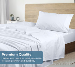 Royale Linens 200 thread count cotton sheet set