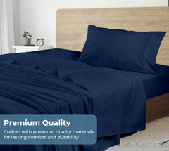 Royale Linens 200 thread count cotton sheet set