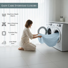 400TC cotton fitted Twin