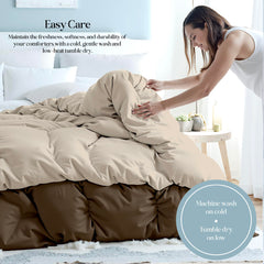 Royale comforter Chocolate & Sand