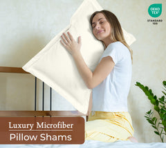 Ivory pillow shams image 6