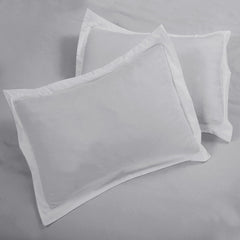 ROYALE LINENS White Duvet Cover - Duvet Cover Set - 3 Piece Double Brushed Duvet Covers with Zipper Closure, 1 Duvet Cover and 2 Pillow Shams