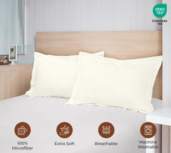 Ivory pillow shams image 5