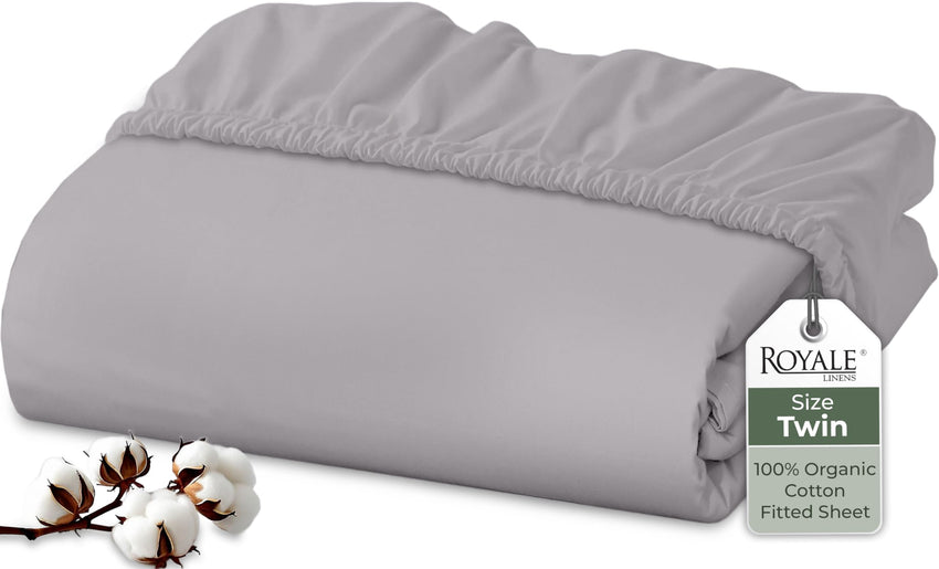 organic cotton fitted sheet 200 thread count percale weave