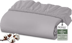organic cotton fitted sheet 200 thread count percale weave