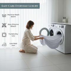 400TC cotton fitted Twin